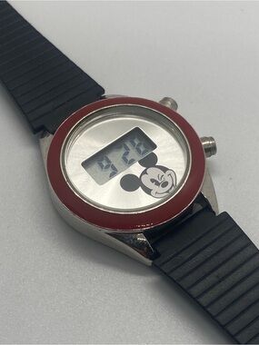 Disney Mickey Mouse Digital Watch - Red and Black